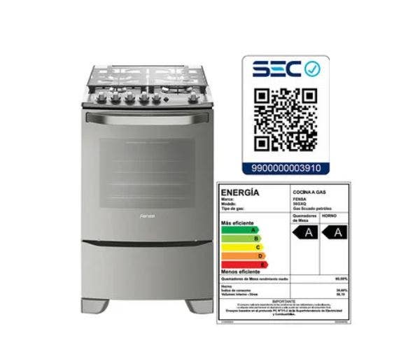 Cocina 4 Platos Gril Electrico 56 Gxq Fensa