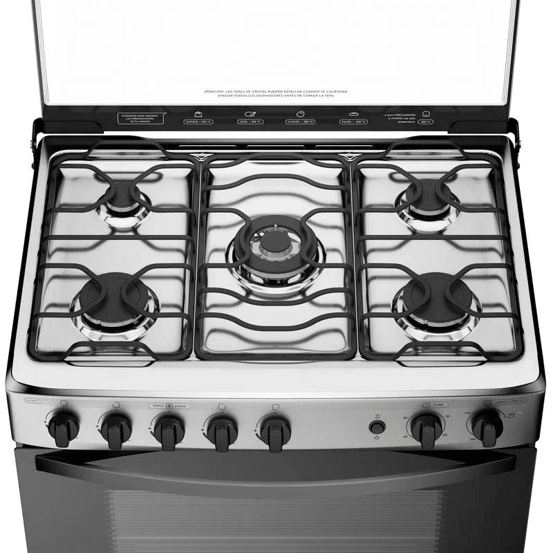 Cocina 5 Platos Inox 76cm M 920 T Mademsa