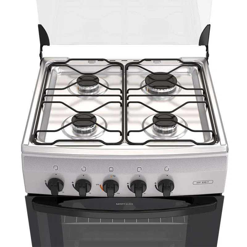 Cocina 4 Platos Inox 55cm Mv 220 T Mademsa