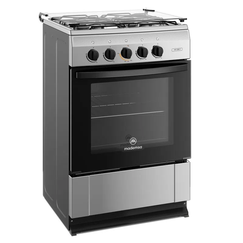 Cocina 4 Platos Inox 55cm Mv 220 T Mademsa