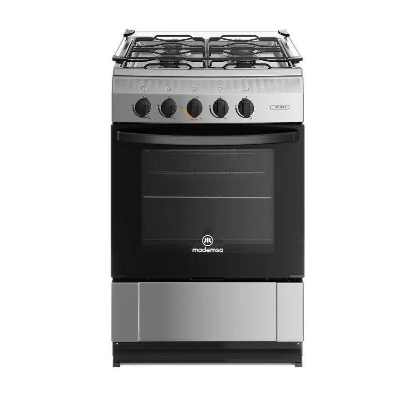 Cocina 4 Platos Inox 55cm Mv 220 T Mademsa