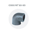 CODO PPR 32MM X 32MM X 90° SO-SO