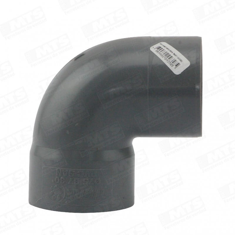 Codo Pvc Sanitario Gris 40mm x 87.3° Tigre