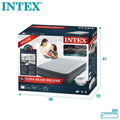 Colchón Inflable Confort Queen Con Inflador Incorporado Intex