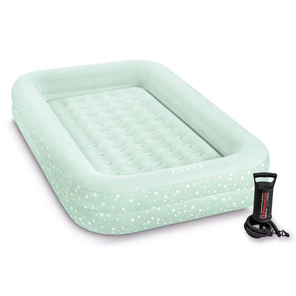 Colchón Inflable Niños Con Inflador 107x168x25cm Intex