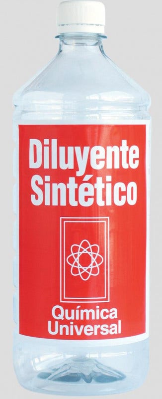 Diluyente Sintético X 1lt Química Universal
