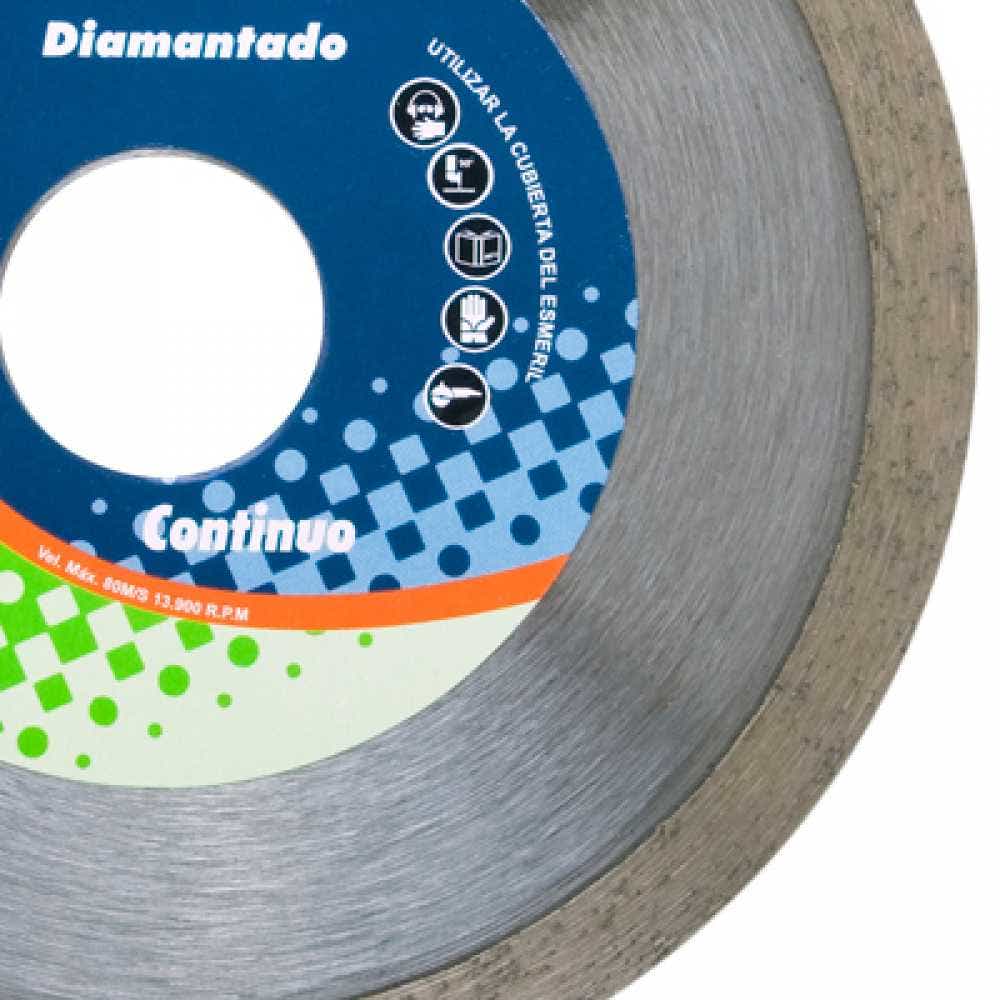 DISCO DIAMANTADO 41/2" CONTINUO INDURA
