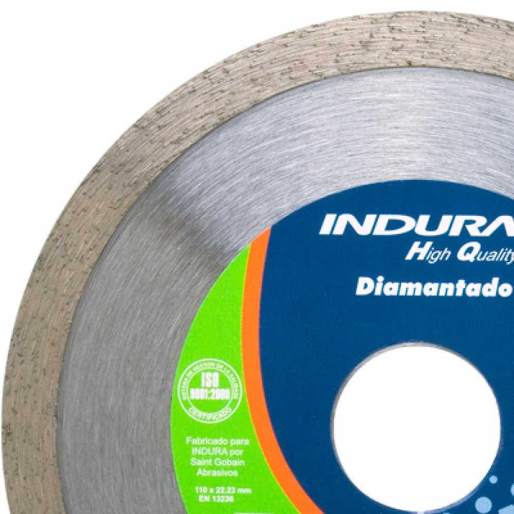 DISCO DIAMANTADO 41/2" CONTINUO INDURA