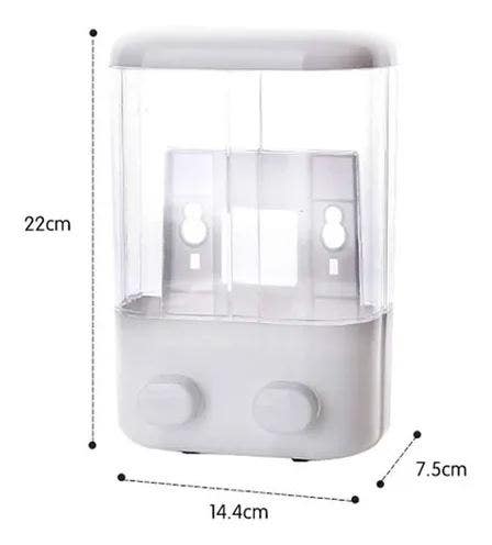 Dispensador Jabón Plástico Doble Taumm