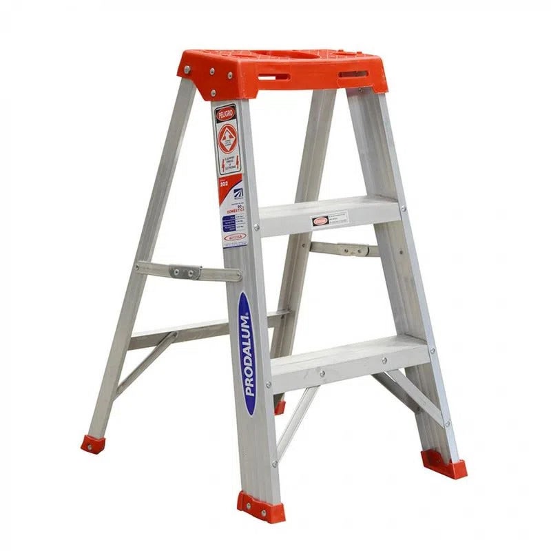 Escalera Tipo Tijera 3 Peldaños 90kg