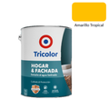 Esmalte Agua Hogar/fachada Amarillo Tropical Gl Tricolor