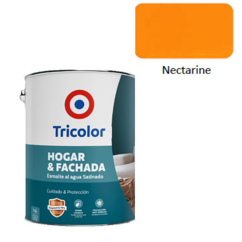 Esmalte Agua Hogar/fachada Nectarine Gl Tricolor