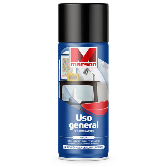 ESMALTE SPRAY NEGRO BRILL USO GENERAL SHERWIN
