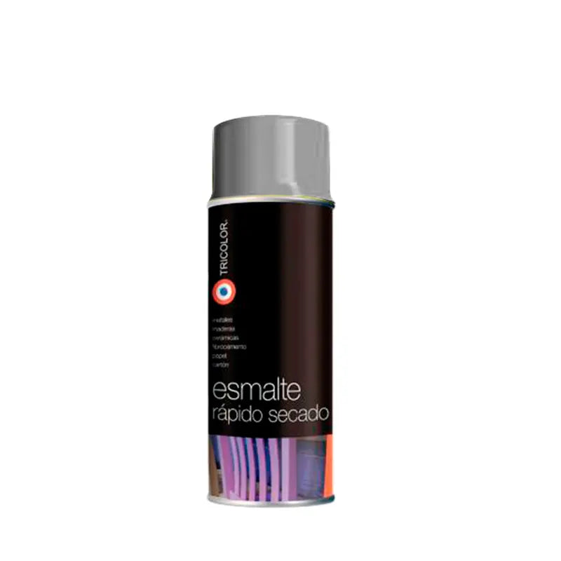 ESMALTE SPRAY PLATA TRICOLOR
