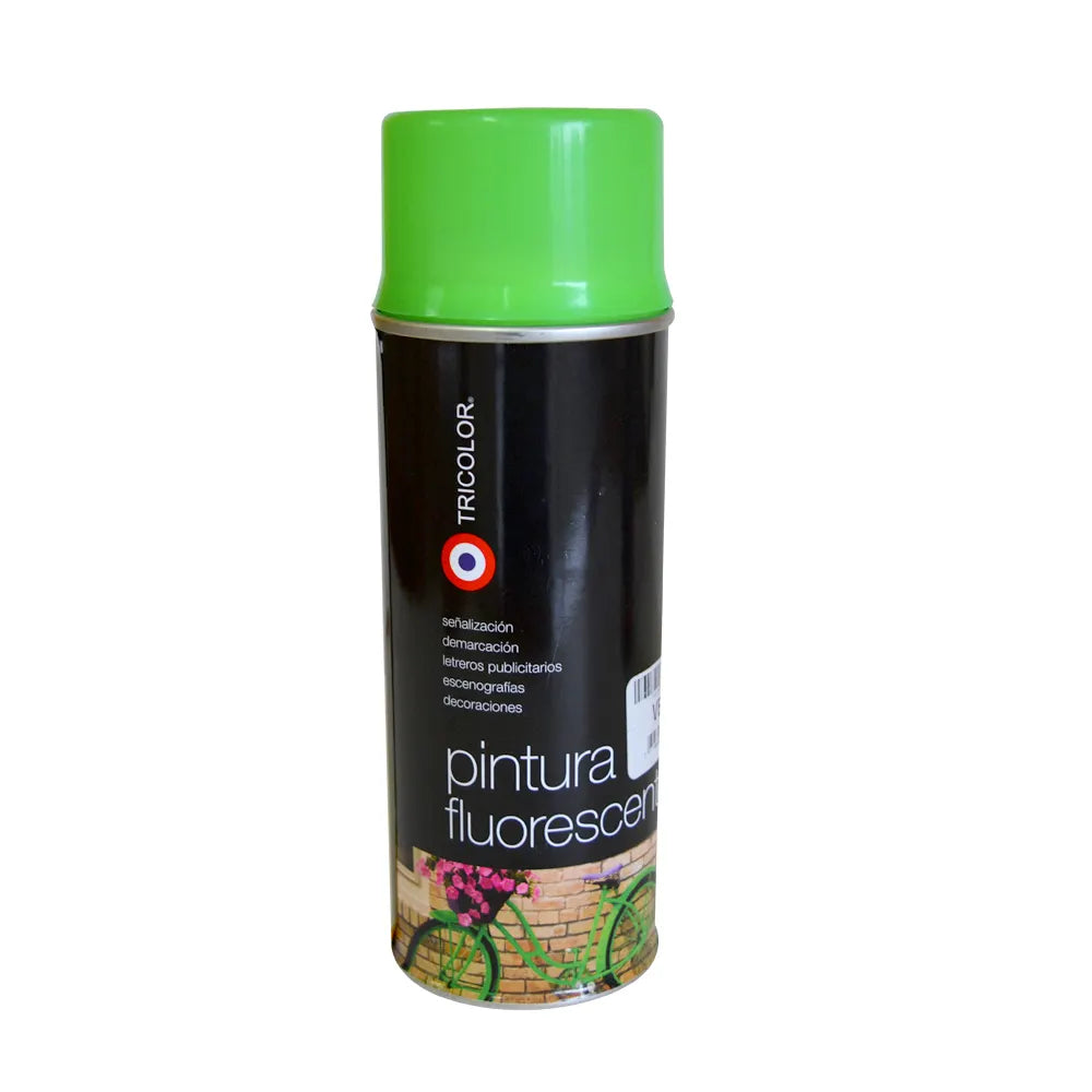 ESMALTE SPRAY VERDE FLUORESCENTE TRICO