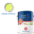 Esmalte Al Agua Prof Verde Citrico Gl Tricolor