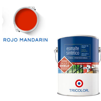ESMALTE SINTETICO PROF ROJO MANDARINA GL TRICOLOR