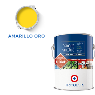 ESMALTE SINTETICO PROF AMARILLO ORO GL TRICOLOR