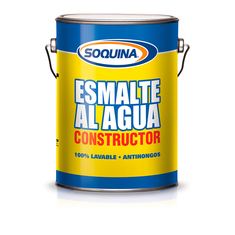 Esmalte Al Agua Construc Marfil Gl Soquina