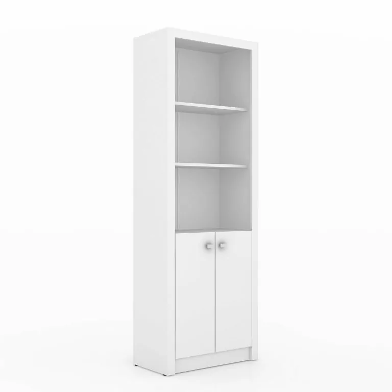 Gabinete Oficina 2 Puertas Blanco 60x171.5x31.5 Tecnomobili