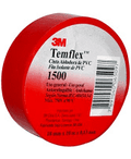 Huincha Aisladora 1500 Rojo 18mm X 10 Mt 3m