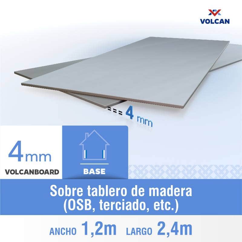 Internit 4mmx1.20x2.4mt Volcan