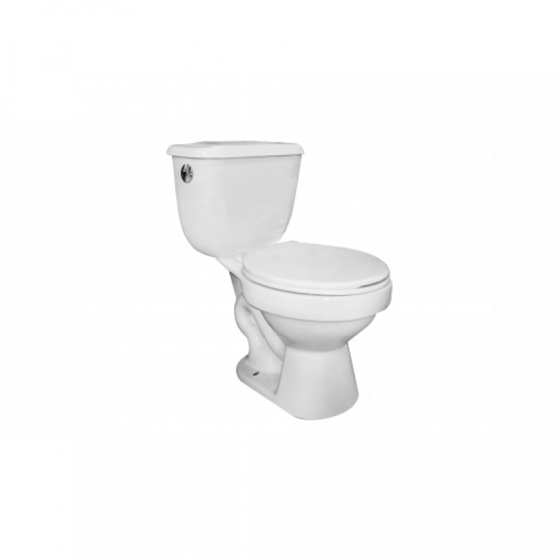 Juego Baño Wc Caburga Descarga 30.5 Cm Blanco Fanaloza