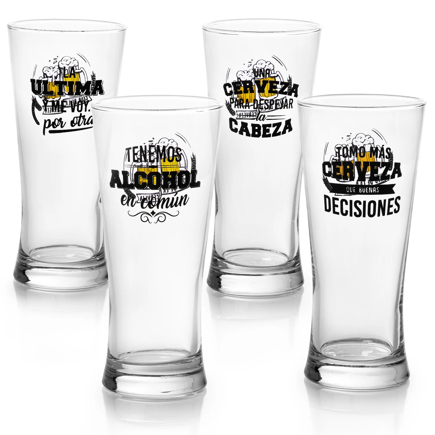 Juego de 4 Vasos Cerveceros Libbey
