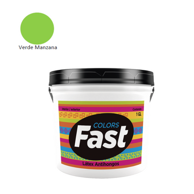 Latex Fast Antihongo Verde Manz Gl Tricolor