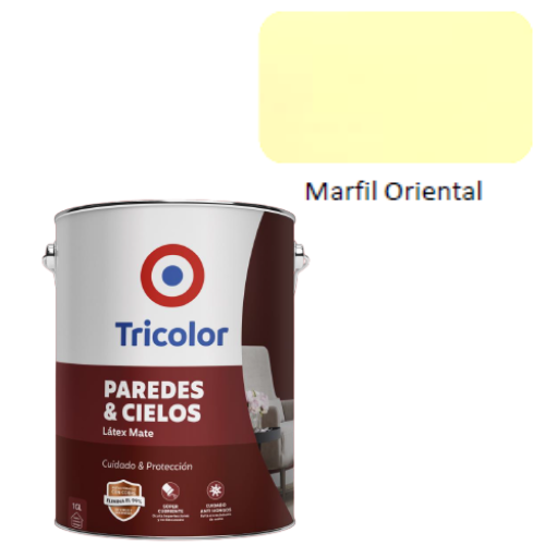 Látex Paredes Y Cielo Marfil Oriental Gl Tricolor