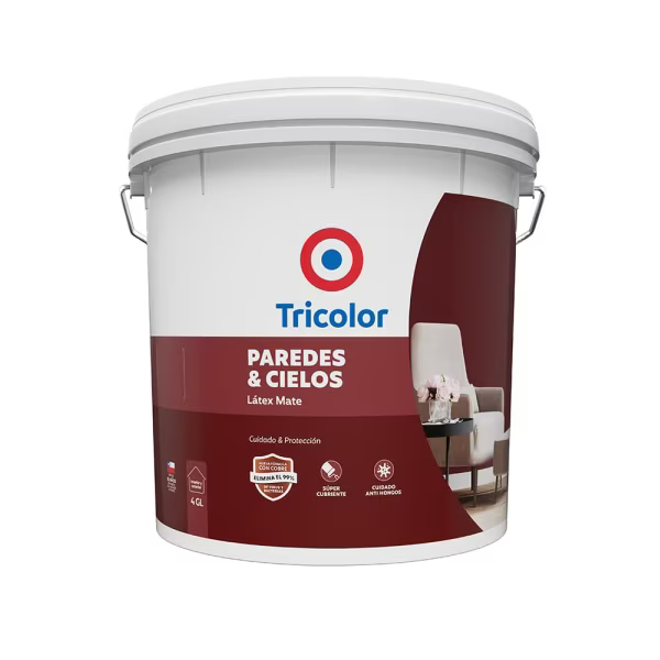 Látex Paredes/cielo Blanco Perfecto Tn Tricolor