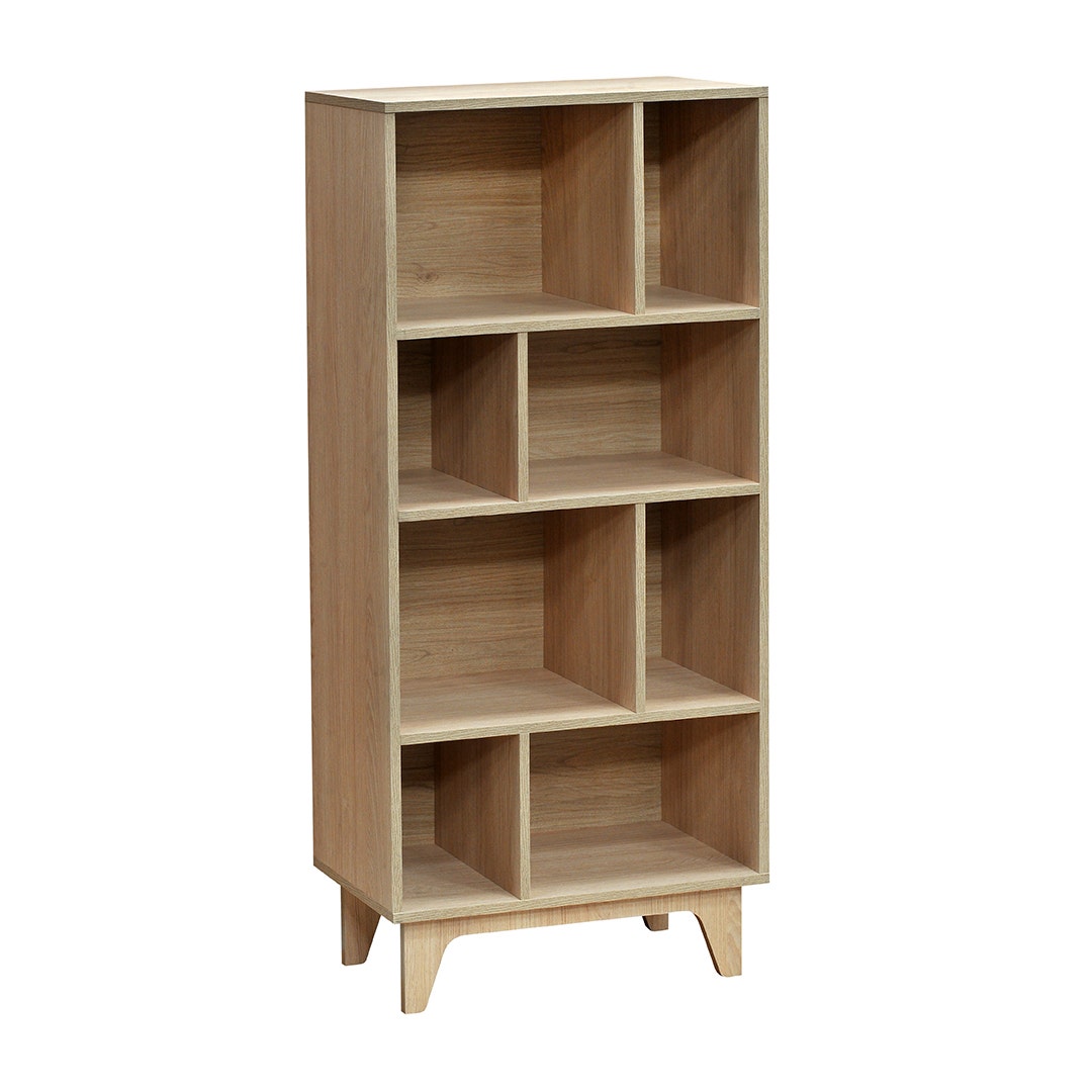 Librero Domino Maxi 60x29.5x135.5 Cm Carvalo