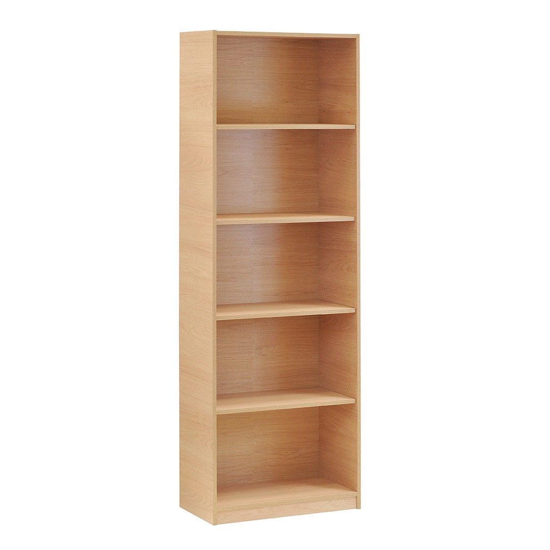 Librero 6 Niv 60x30x180 Carvalo 927951 Mobikit