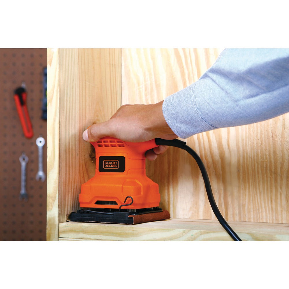 Lijadora Orbital 200w Black + Decker