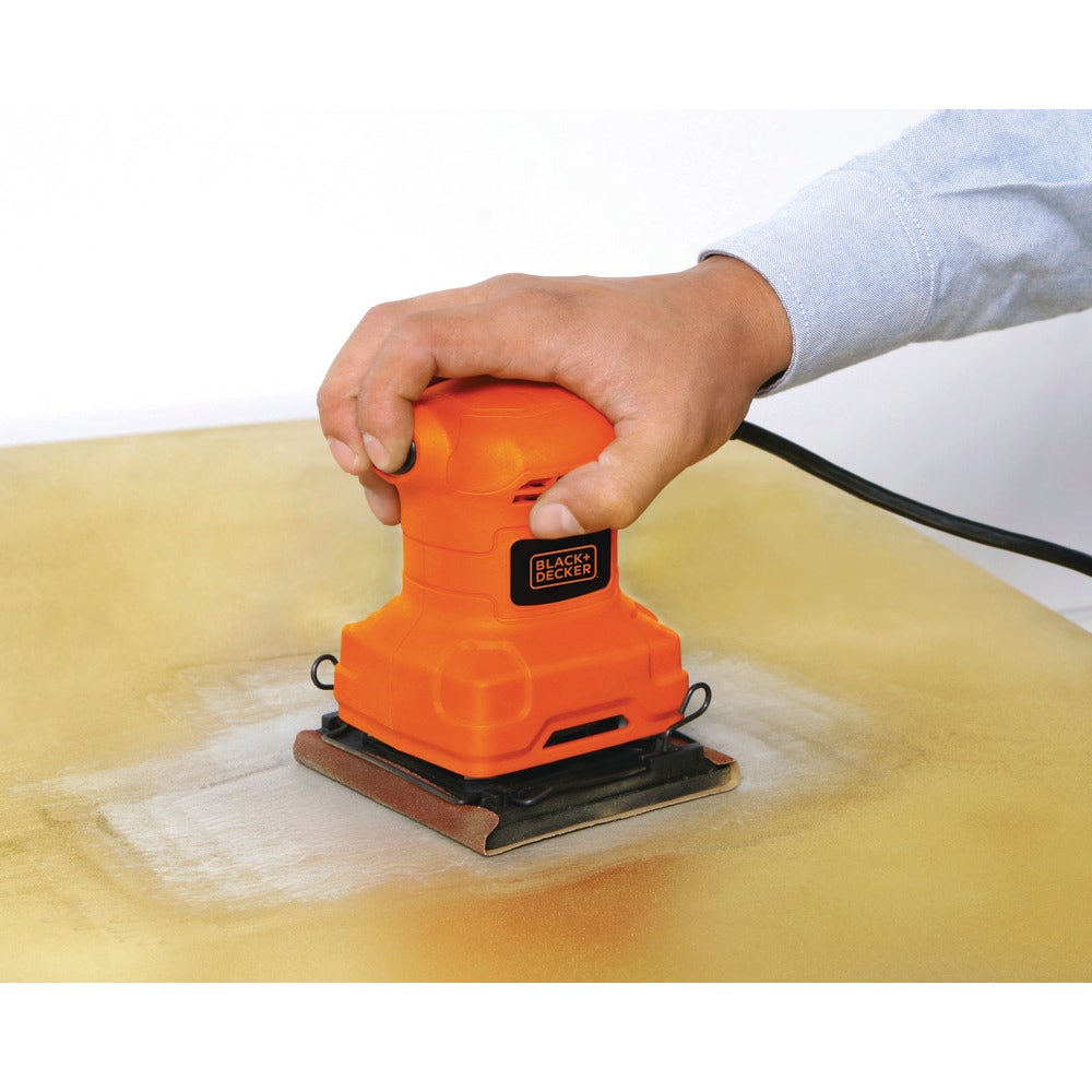 Lijadora Orbital 200w Black + Decker