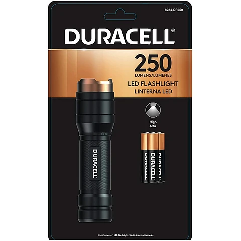 Linterna 250 Lumen Aluminio Duracell