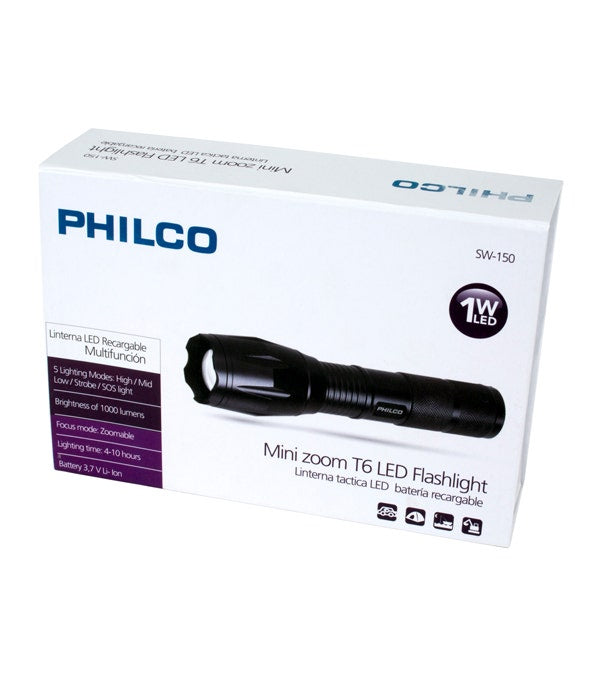 Linterna Swatt Con Soporte Bicicleta Philco