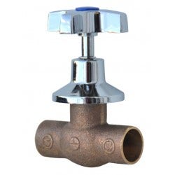 Llave Paso Camp/crom So-so 3/4" Man/cruz Taumm