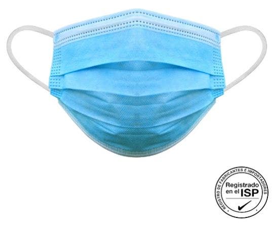 Mascarilla Desechable 3 Pliegues 50un