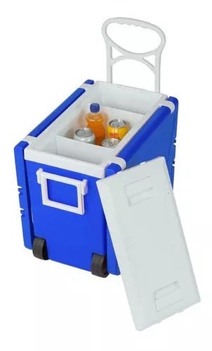 Mesa Cooler 28lt C/pisos Azules