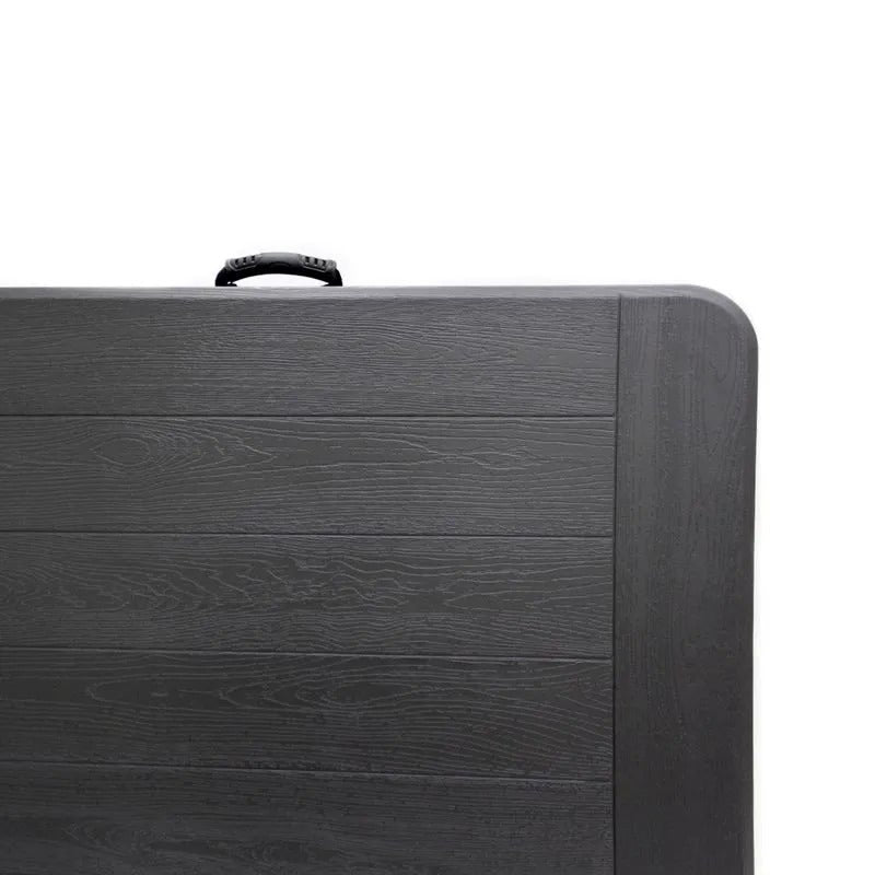 Mesa Plegable 180 X 74 X 74cm Simil Madera