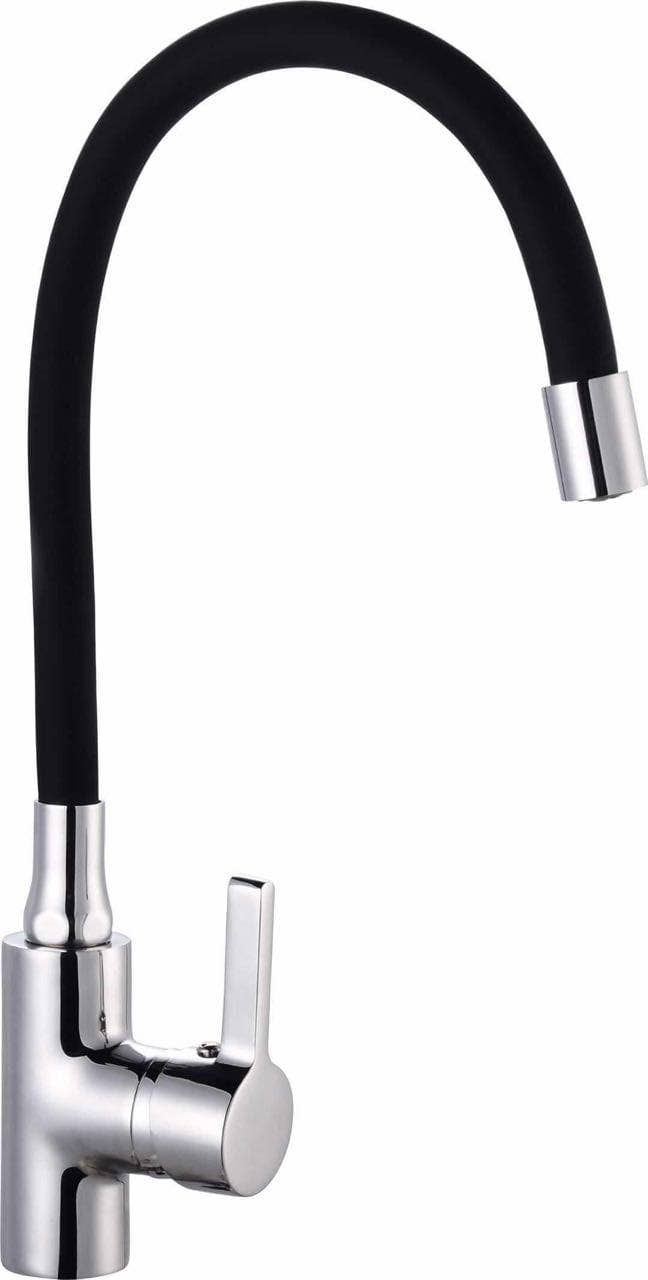 Monomando Lavaplato Cuello Flexible Negro Taum