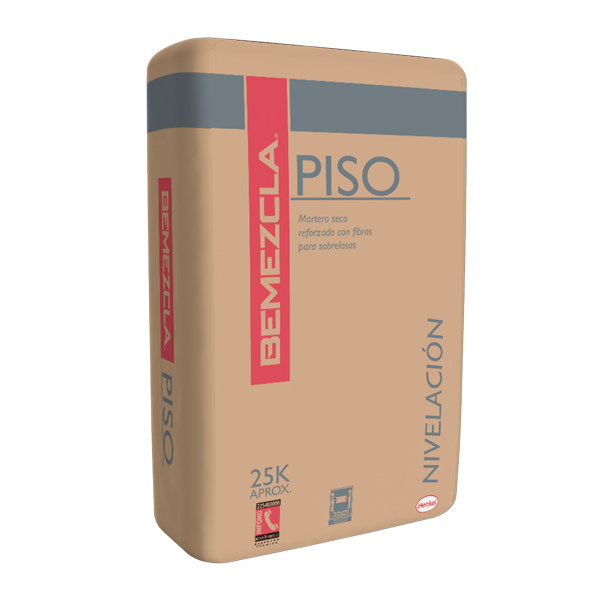 Mortero Nivelacion Piso 25 Kg Bemezcla