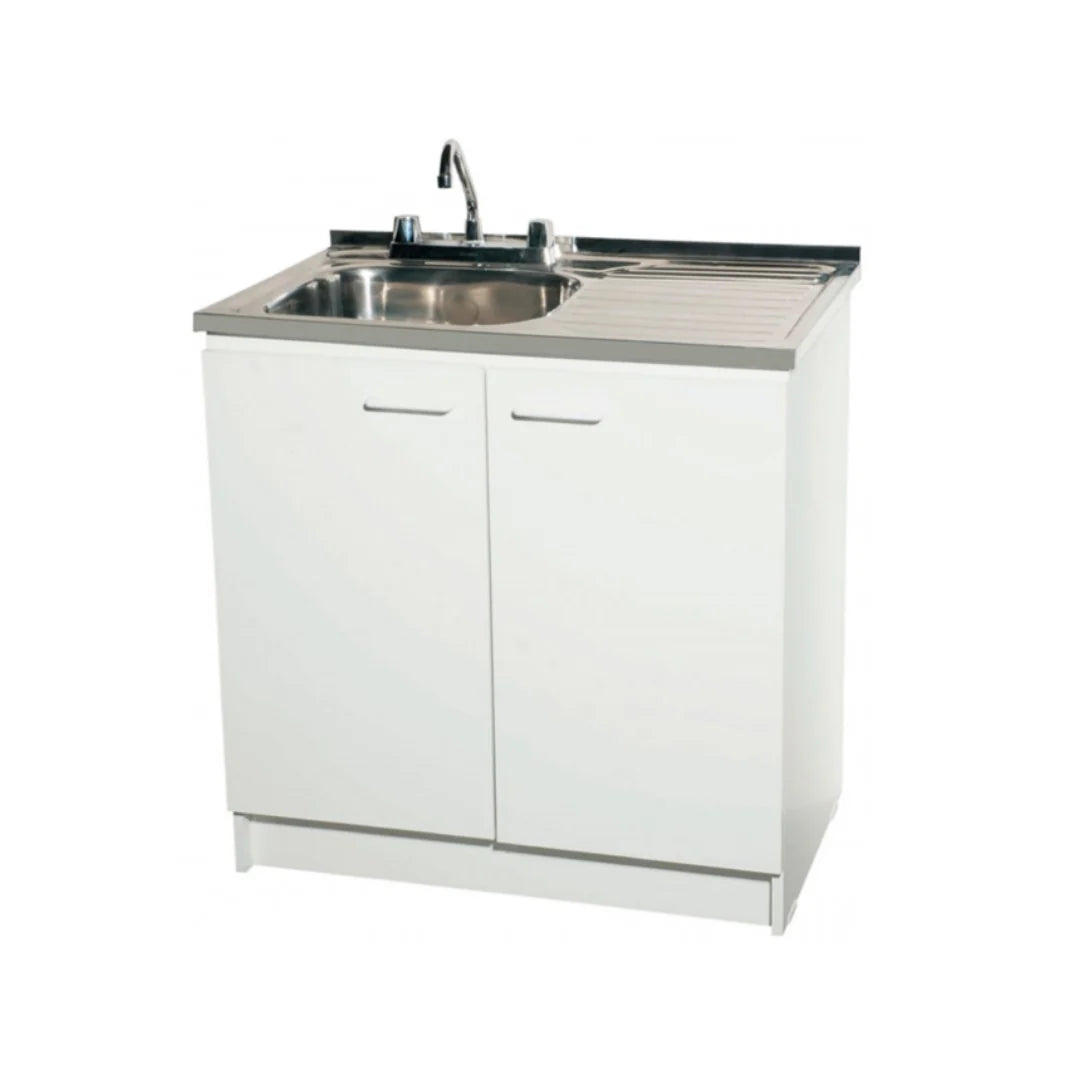 Kit Mueble Lavaplato 100cm Sec-der+grifer Tebisa