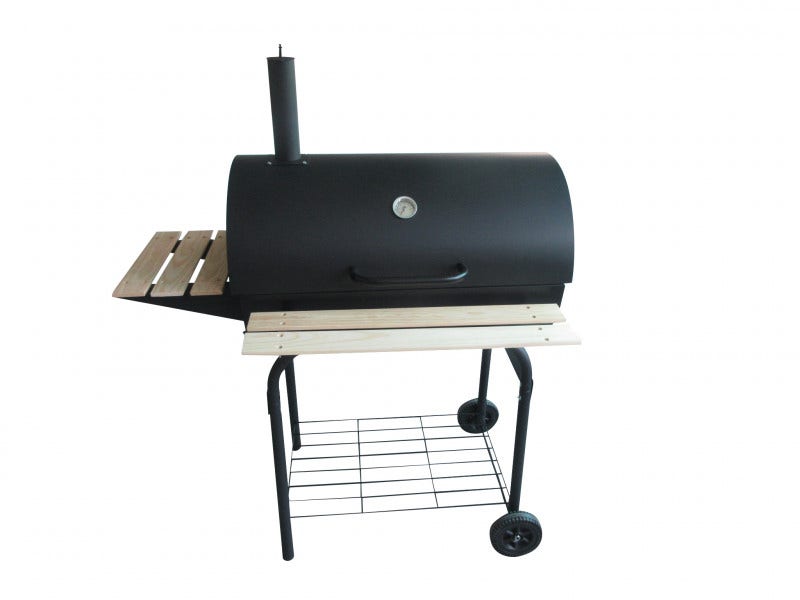 Parrilla Con Ahumador Rueda Repi 104x66x110cm