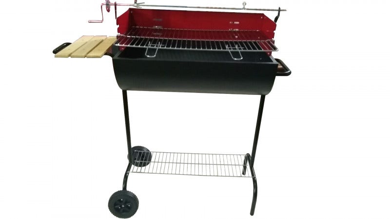 Parrilla 1/2 Tambor Negro Rojo 104x44x98 Kh1817zl