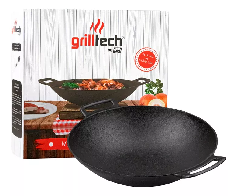 Disco Wok Fierro Fundido 36.5 Cm Diametro