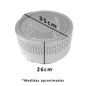 Parrilla Air Pro Negrabowl Inox Lioi