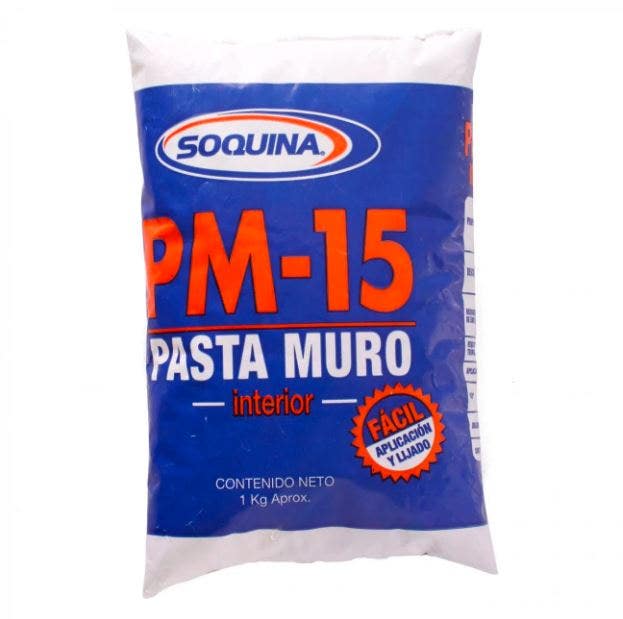 PASTA MURO INTERIOR PM-15 BCA 1KG SOQUI