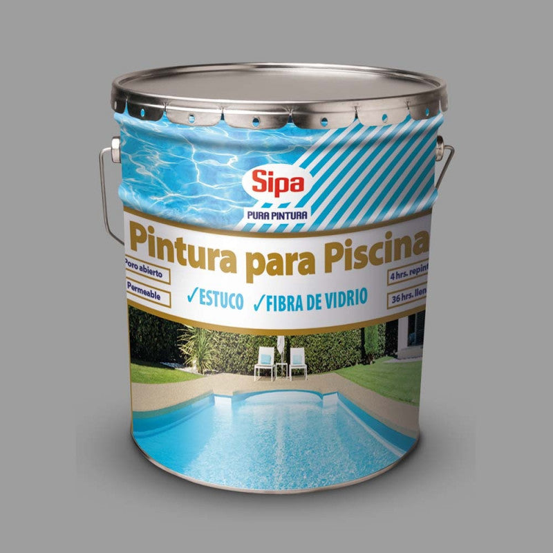 PINTURA PISCINA GRIS HUMO TN 4GL SIPA